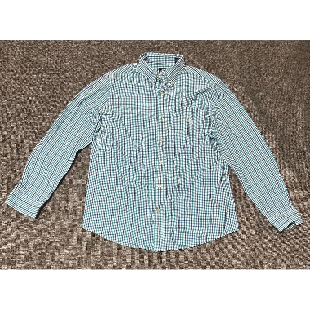 Chaps Men's L Plaid Long Sleeve Shirt